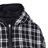 Maje Women's Reversible Tweed Quilted Jacket Size 34 FR 6 UK 2 US MFPOU00993