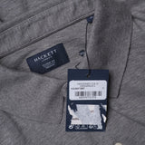 Hackett London Top Shirt Collared Logo Grey Size M HM550945