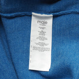 Maje Women's Blue Knitted Wool Blend Vest Size 36 FR 8 UK 4 US MFPVE00169