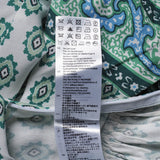 Sandro Women's Green Linen Blend Printed Dress Size 34 FR 4 UK 2 US SFPRO01203