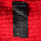 Sandro Women's Red Knit Wool Blend Cropped Vest Size 34 FR 6 UK 2 US SFPPU01769