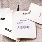 Sandro Damenmantel aus Wollmischung in Beige, Oversize, Größe 38 FR, 10 UK, 6 US, Art.-Nr. SFPOU00415