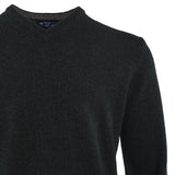 Hackett London Top Sweater Knit Wool Green Size S HM702903