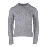 Sandro Women's Grey Knitted Mohair Blend Sweater Size 38 FR 10 UK 6 US S2741H