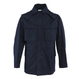 Sandro Men's Navy Removable Hood 100% Cotton Jacket Size S M9757S