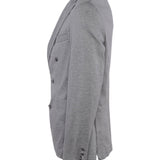 Hackett London Men's Grey Knit 100% Cotton Jacket Size 42 R HM442323