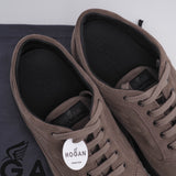 Hogan Men's Brown Interactive H Rilievo Sneakers Size 46.5 EU 11.5 UK 13US