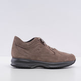 Hogan Men's Brown Interactive H Rilievo Sneakers Size 46.5 EU 11.5 UK 13US