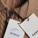 Sandro Damenpullover aus Kaschmir-Mischung in Camel Größe 36 FR 8 UK 4 US SFPPU00831