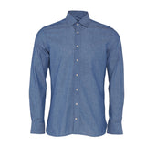 Hackett London Men's Blue Slim Fit Cotton Shirt Size S HM309140