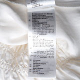 Sandro Women's Ecru Viscose Linen Short Dress Size 40 FR 12 US SFPRO01105