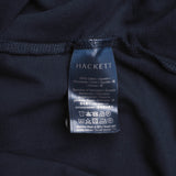 Hackett London Top-Pullover mit gesticktem Logo und Kragen „ Strick “, blau, Größe S, HM550961