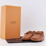 Tod's Women's Brown D90 Corteccia Ch Loufers Size 39.5 EU 6.5 UK 9.5 US