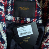 Maje Damenjacke in verschiedenen Farben aus einer Mischung aus Wolle -Muster, Größe 38, FR 10, UK 6, US MFPVE00418