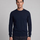 Hackett London Men's Navy Knit Crew Neck Cashmere Blend Sweater Size S HM702831