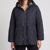 Maje Women's Reversible Tweed Quilted Jacket Size 34 FR 6 UK 2 US MFPOU00993