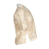 Sandro Women's Ecru Floral Lace Shirt Size 34 FR 6 UK 2 US SFPCM00436