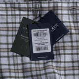 Hackett London Men's Green Check Linen Blend Slim Fit Shirt Size M HM309595