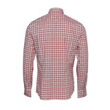 Hackett London Men's Red Check Long Sleeve Cotton Shirt Size M HM309210