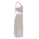 Maje Women's Beige Embroidered Sleeveless Dress Size 40 FR 12 UK 8 US MFPRO01690