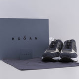 Hogan Men's Navy Suede Interactive H Flock Sneakers Size 43 EU 9 UK 10.5 US