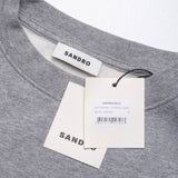 Sandro Men's Grey Crew Neck Together Cotton Sweatshirt Size S SHPSW00623