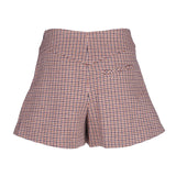 Maje Women's Multicolor Houndstooth Wool Skort Size 36 FR 8 UK 4US MFPSH00410