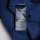 Hackett London Men's Blue Knit 100% Cotton Textured Sweater Size XS HM702801