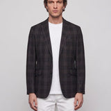 Hackett London Men's Brown 100% Wool Suit Jacket Size 40R UK HM443018