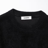 Sandro Damen-Kurzkleid in Schwarz mit offenem Rücken, Größe 40, FR 12, UK 8, US SFPRO02676
