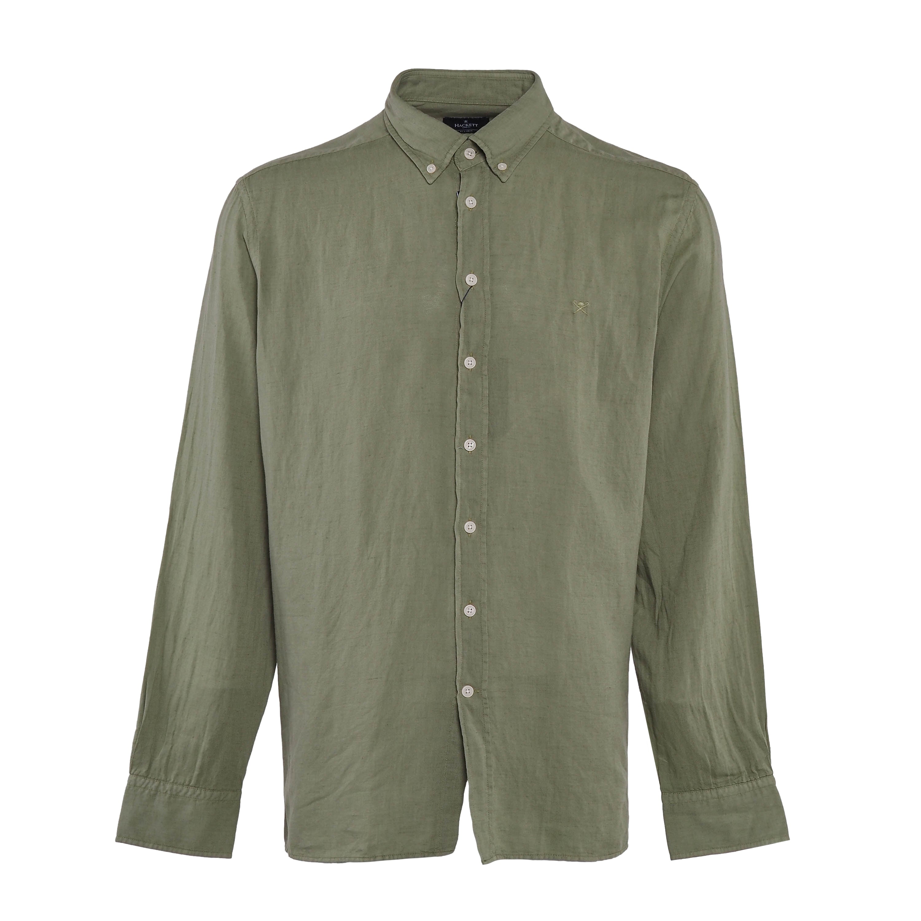 Hackett London Men's Green Slim Fit Shirt Size 2XL HM309530