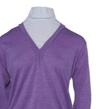 Sandro Women's Purple Knit 100% Wool Sweater Size 36 FR 8 UK 4 US S2698H