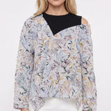Maje Women's Multicolor Long Sleeve Floral Blouse Size 40 FR 12UK US MFPTO00581