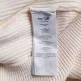 Maje Damen-Pullover in Ecru „ Strick “, Oversize, Größe 38, FR 10, UK 6, US MFPPU00539