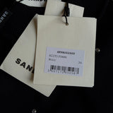 Sandro Women's Dress Black Rhinestones Split Open Back Size 34 XS 6 SFPRO02669