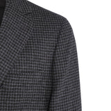 Hackett London Men's Brown Houndstooth Wool Blazer Jacket Size 40R HM443106R