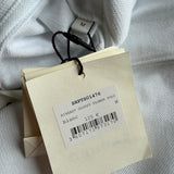 Sandro Paris Men's White Glossy Flower Cotton Polo Shirt Size M SHPTS01476