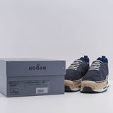 Hogan Women's Navy R318 Allacciato Sfoderato FXZ Sneakers Size 40 EU 7 UK 10 US