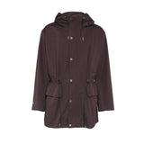 Sandro Men's Brown 100% Cotton Hooded Parka Size S SHPMA00350