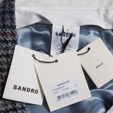 Sandro Women's Multicolor Wool Blend Shorts Size 36 FR 8 UK 4 US SFPSH00287