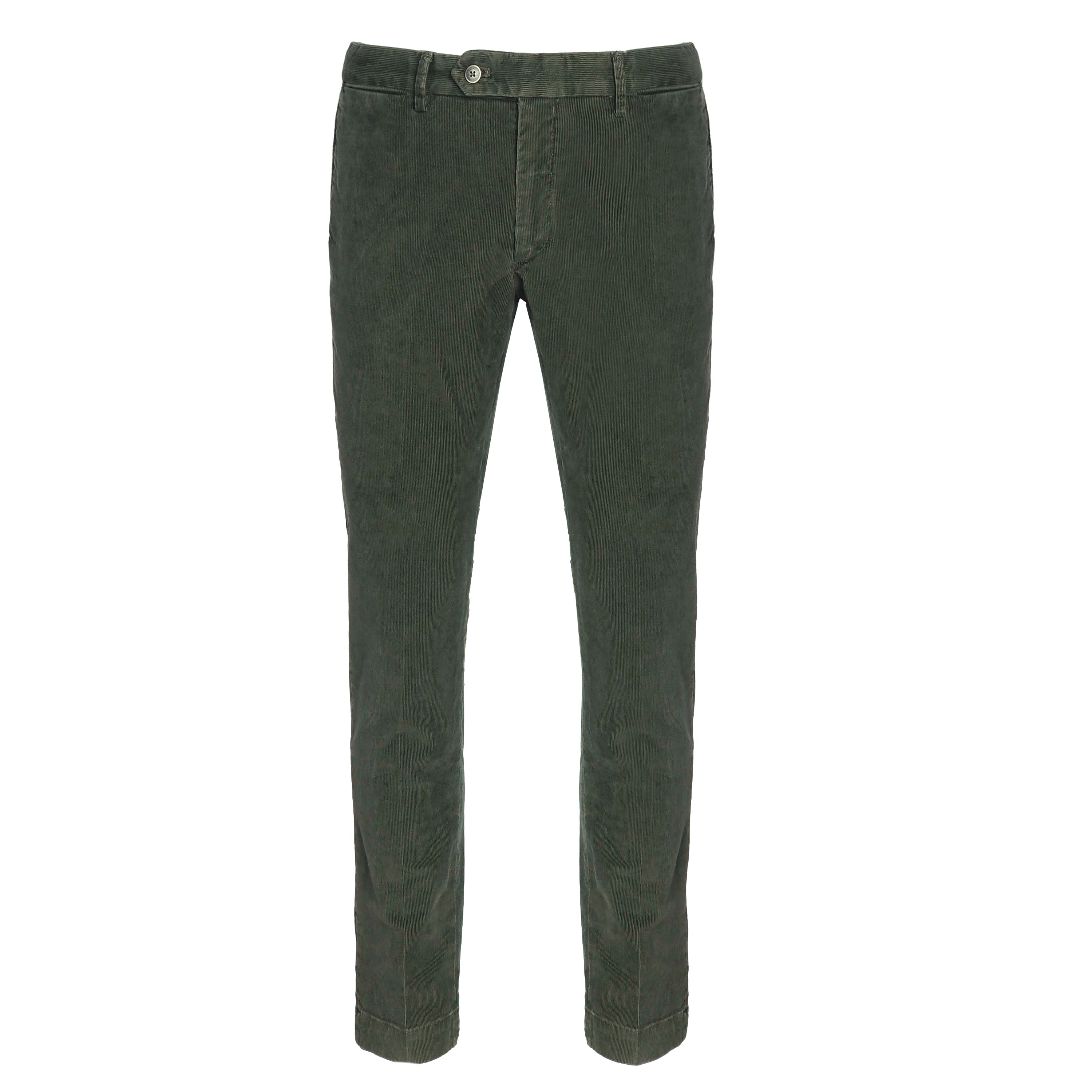Hackett London Men's Green Corduroy Chino Trousers Size 32 R HM212356