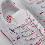 Hogan Men's White Leather Sneakers Hyperlight Allacc H Size 39.5 EU 6 UK 7.5 US