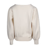 Sandro Women's Sweater Lace-Up Sweater Size 34FR 6UK 2US SFPPU01473