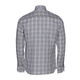 Hackett London Men's Green Check Linen Blend Slim Fit Shirt Size M HM309595