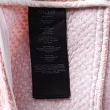 Maje Women's Pink Buttons Wool Blend Tweed Skirt Size 36 FR 8 UK 4 US MFPJU00921