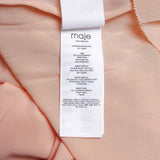 Maje Women's Pink Viscose Ruffle Short Dress Size 38 FR 10 UK 6 US MFPRO02125