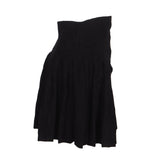 Sandro Women's Black Knit Pleated Short Skirt Size 36 FR 8 UK 4 US SFPJU00960