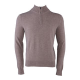 Hackett London Men's Brown Knit Zip Cashmere Blend Sweater Size XL HM702833