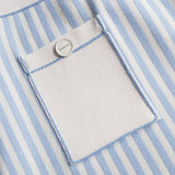 Sandro Paris Women's Blue Knit Short Striped Skirt Size 34 XS 6 SFPJU01134