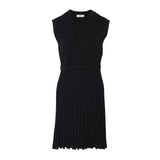 Sandro Women's Black Logo Knit Sleeveless Dress Size 38 FR 10 UK 6 US SFPRO03149